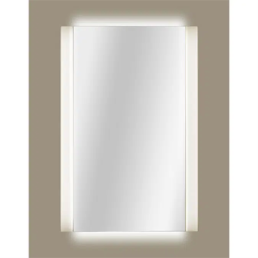 Espelho retangular iluminado