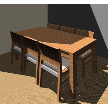 Mesa de Jantar Rústica