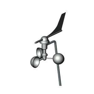 Anemômetro para Estação Meteorológica