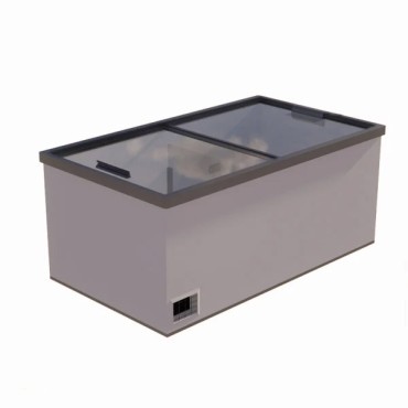 Freezer Horizontal Porta Vidro