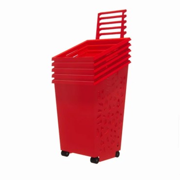 Cesta Supermercado com Rodas