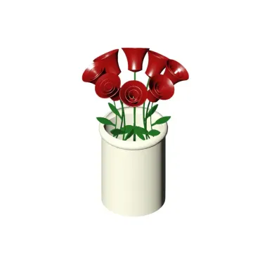 Vaso de Rosas