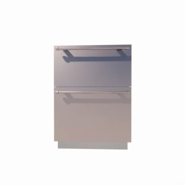 Refrigerador de embutir 2 gavetas para balcão