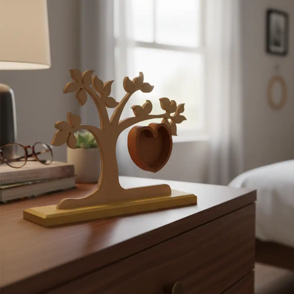 Árvore decorativa coração