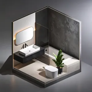 Banheiro Concreto