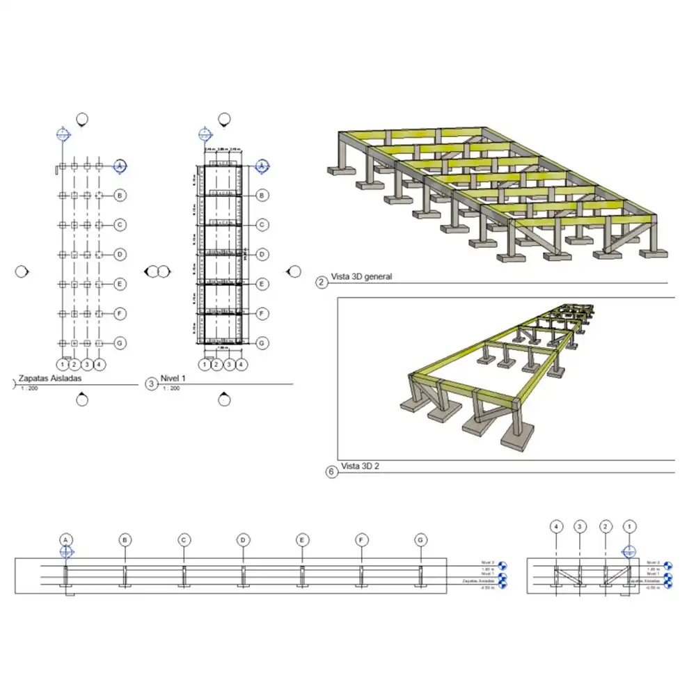 Bases de concreto para Containers