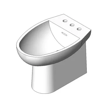 Bidet oval