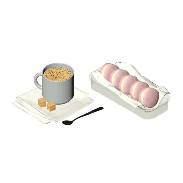 Café com macarons
