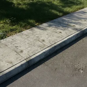 Calçada e meio fio paramétricos