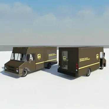 Caminhão de entrega UPS