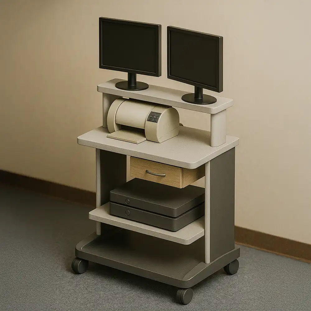 Carrinho monitor Endoscopia e Fluoroscopia