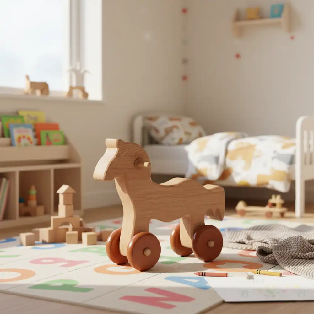 Cavalinho de madeira paramétrico Cavalinho de madeira paramétrico