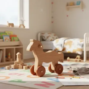 Cavalinho de madeira paramétrico