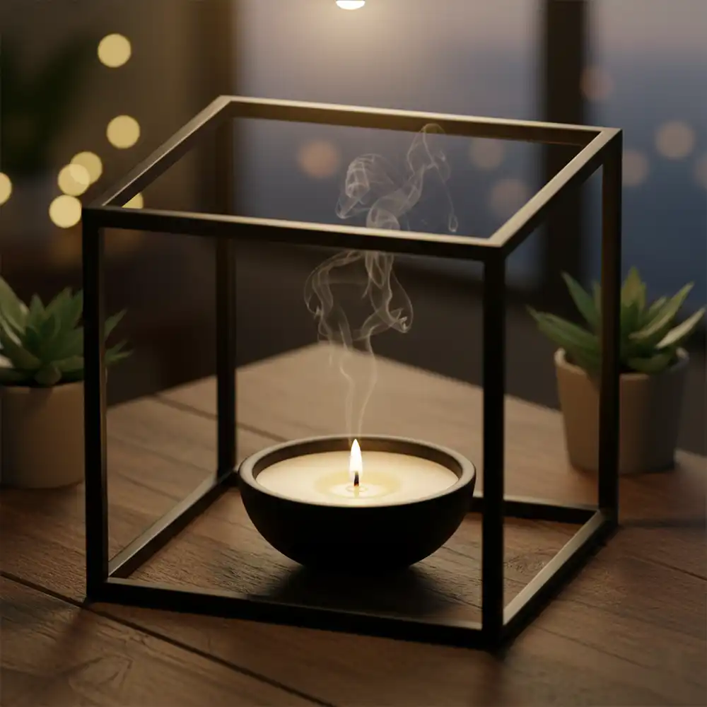 Cubo com Vela Aromática