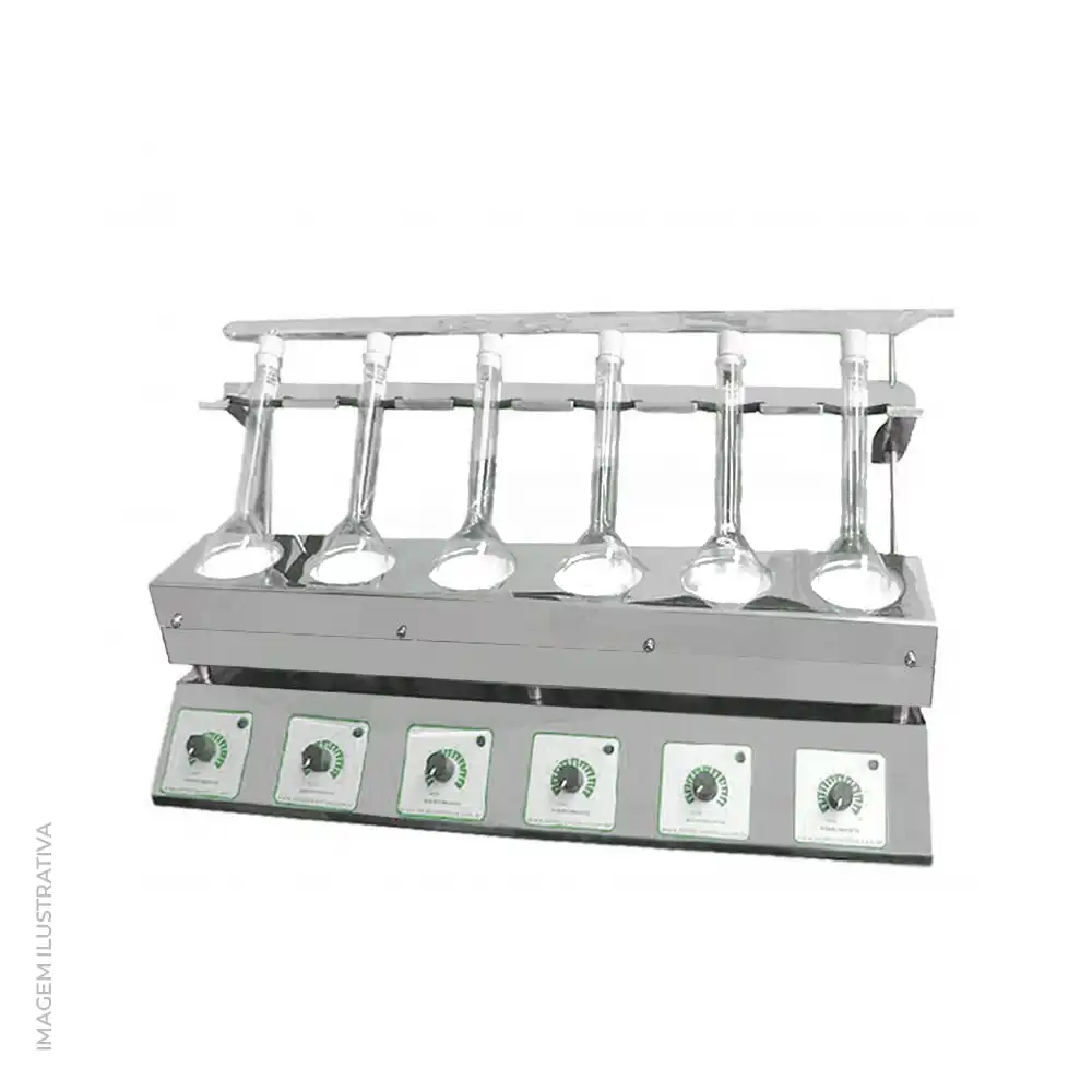 Digestor para 6 Frascos