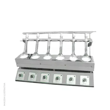 Digestor para 6 Frascos