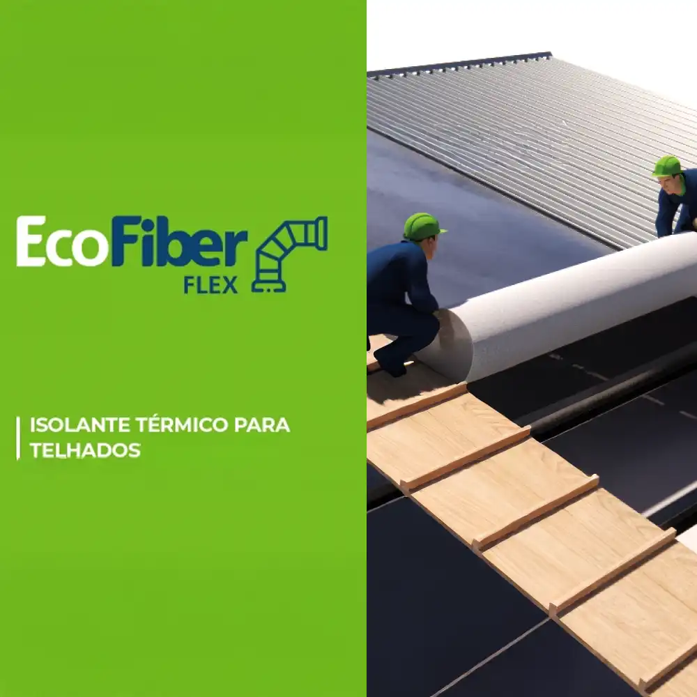 Ecofiber Flex Manta termoacústica telhado