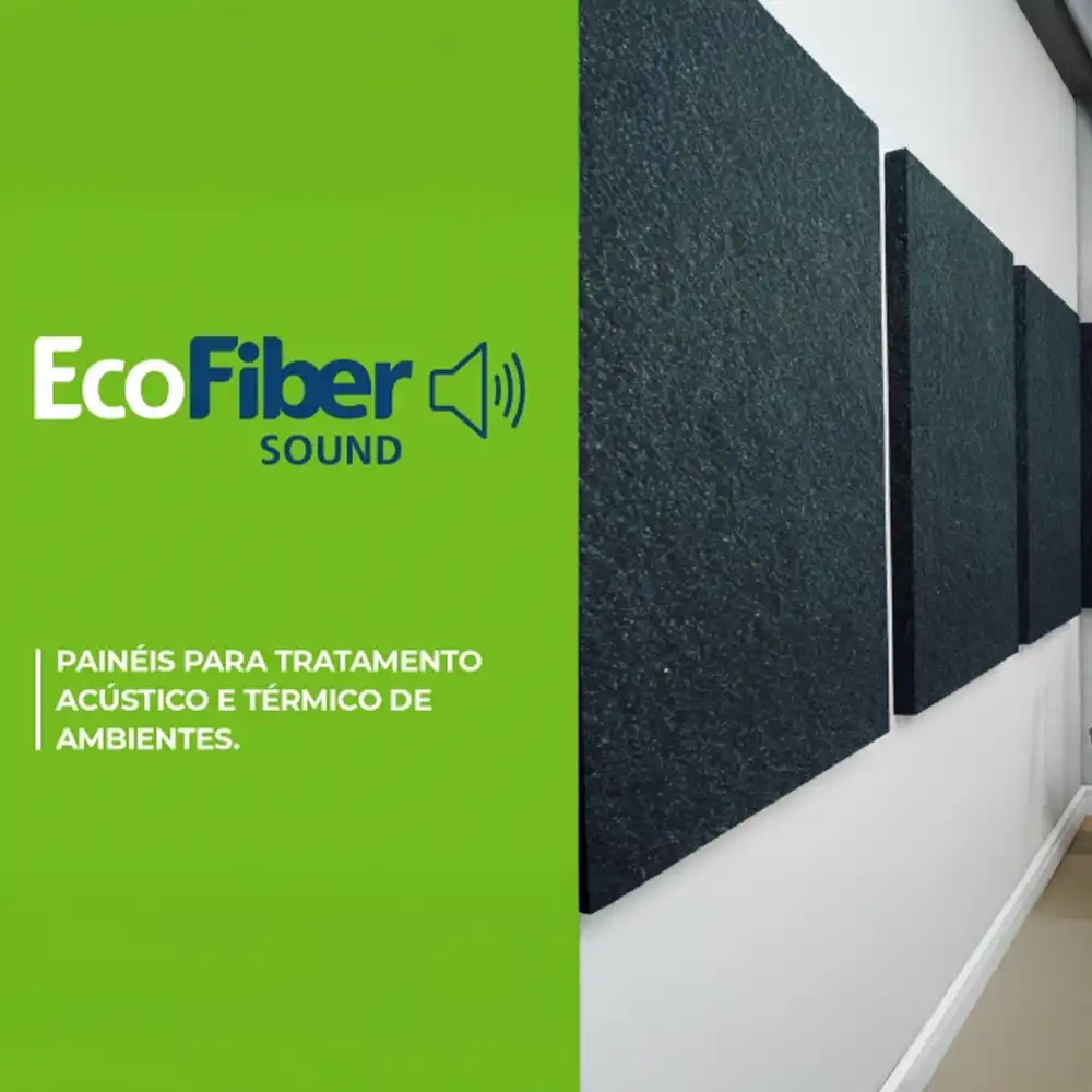 Ecofiber Sound Placa termoacústica ambientes