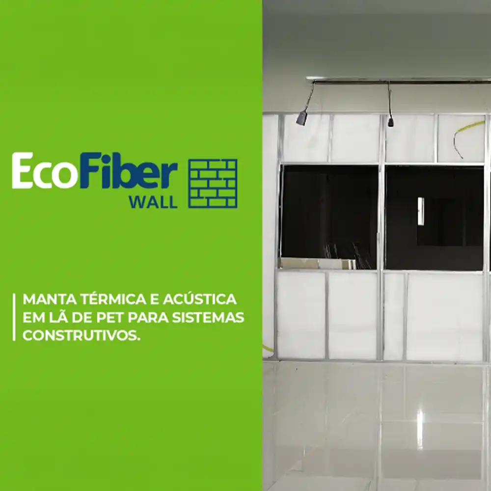 Ecofiber Wall Manta Drywall, Steel e Wood Frame