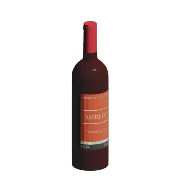 Garrafa de Vinho Merlot