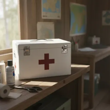 Kit médico primeiros socorros