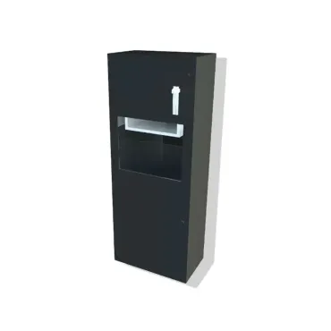 Lixeira e dispenser de papel