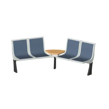 Longarina de canto com mesa