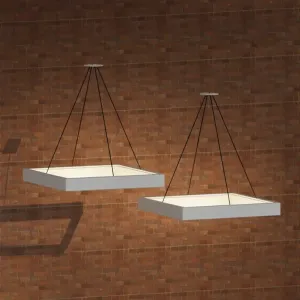 Luminária pendente quadrada