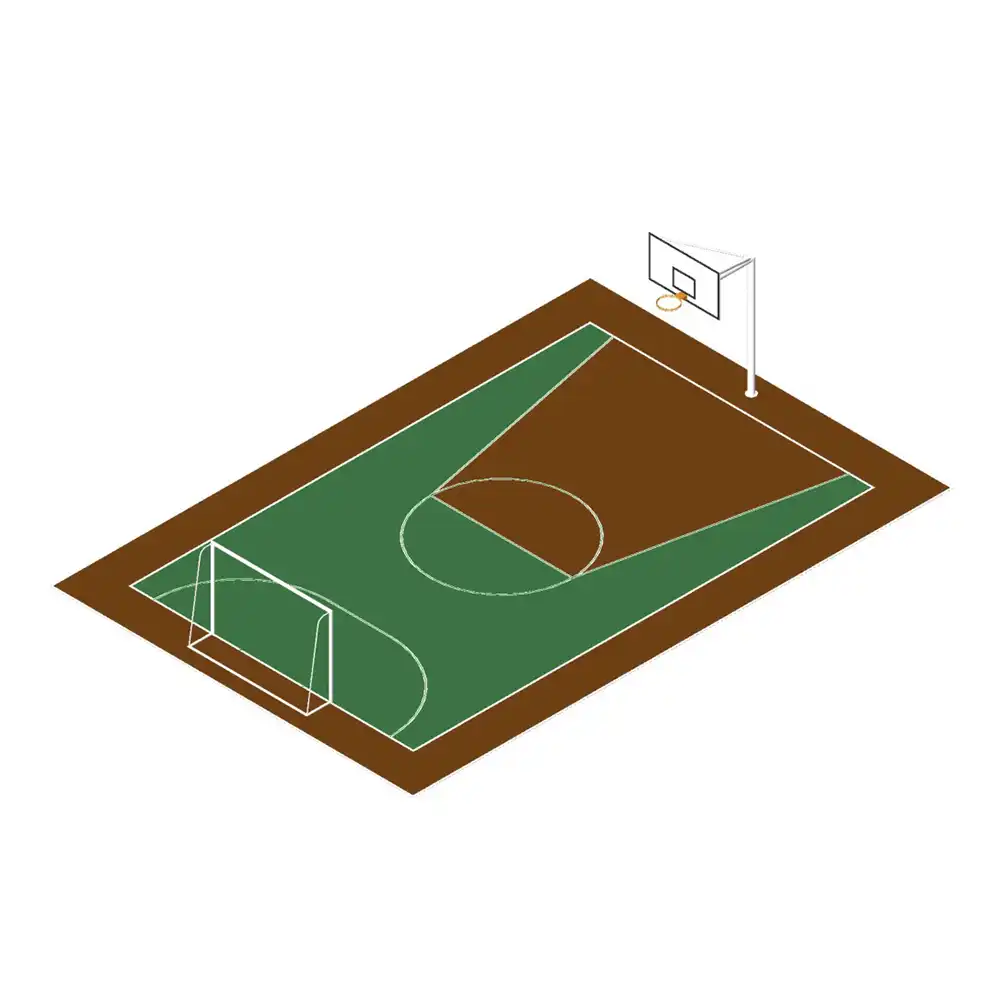 Meia quadra de esportes