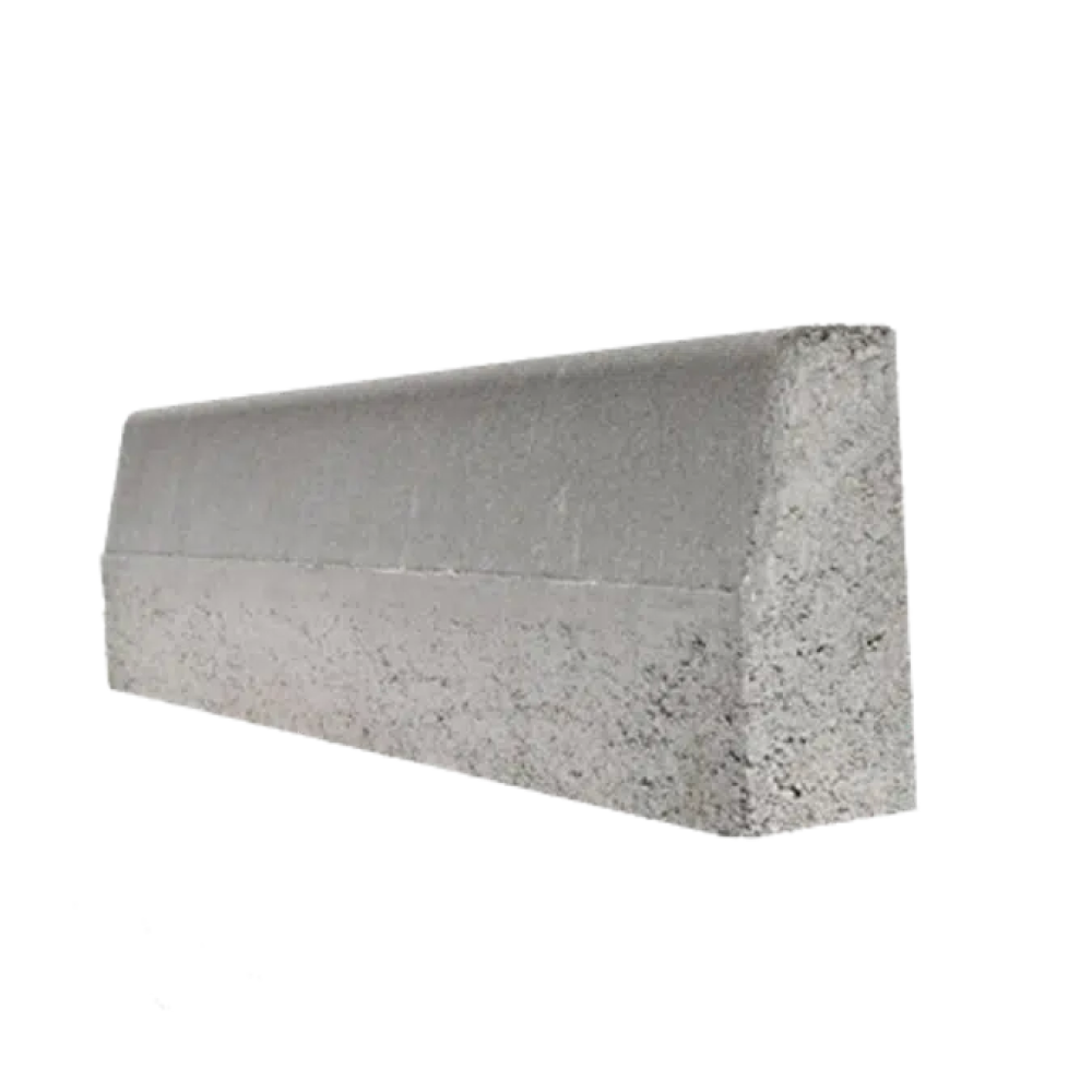 Meio fio chanfrado 100 x 25 x 10-7