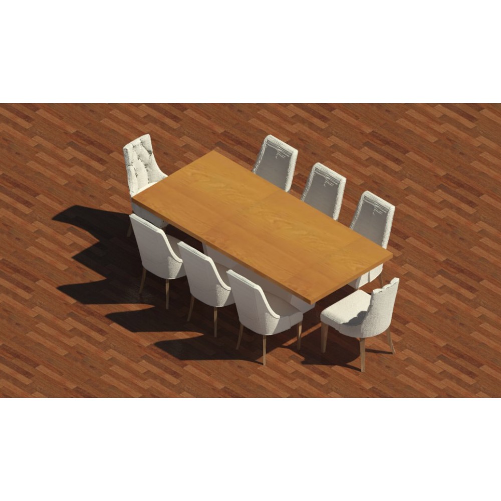 Mesa de Jantar elegante 8 lugares