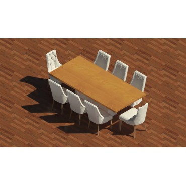 Mesa de Jantar elegante 8 lugares