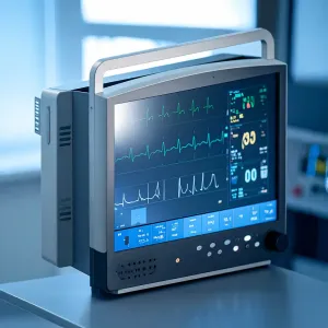 Monitor ECG de Sinais Vitais Baixa Complexidade