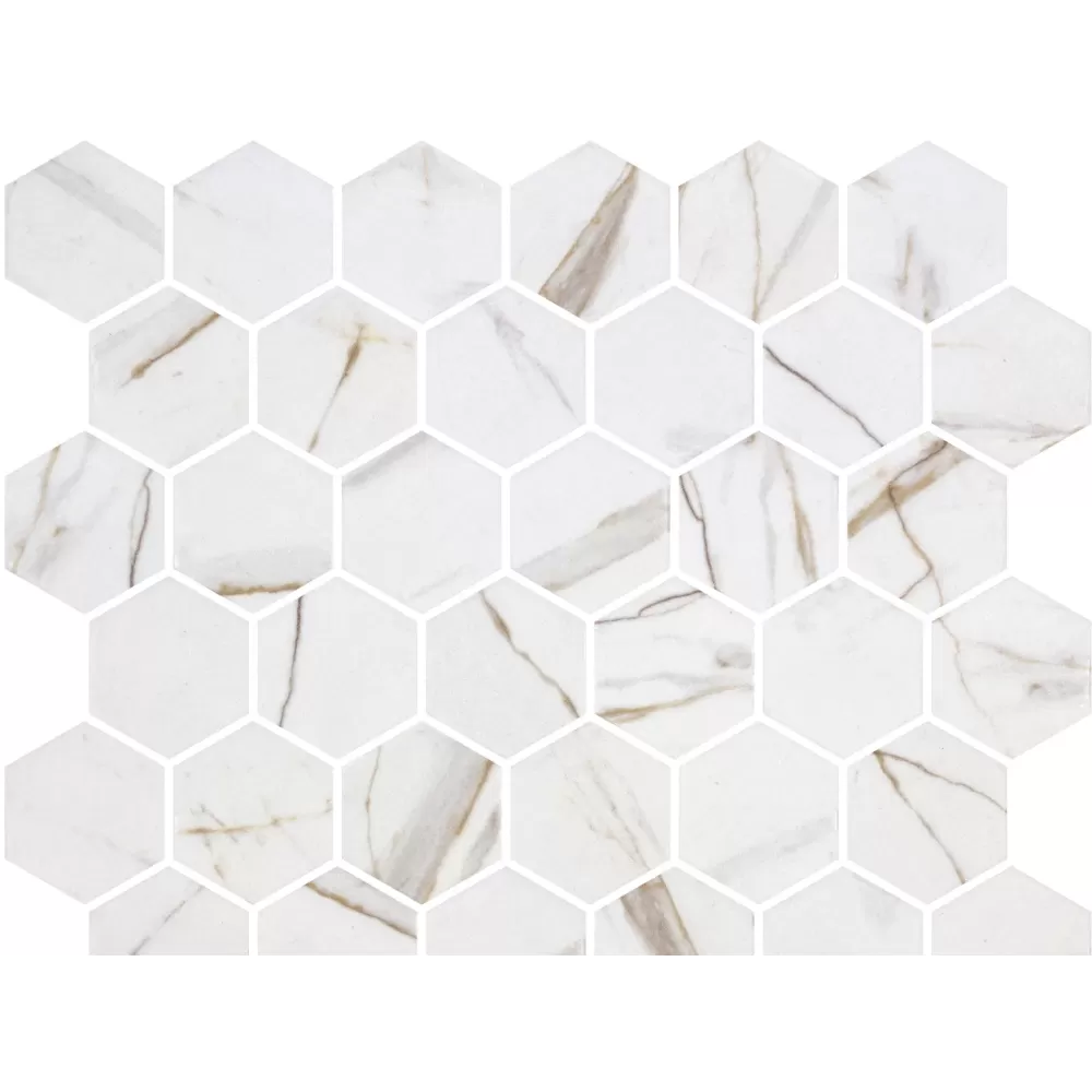 Mosaico Mármore Hexagonal
