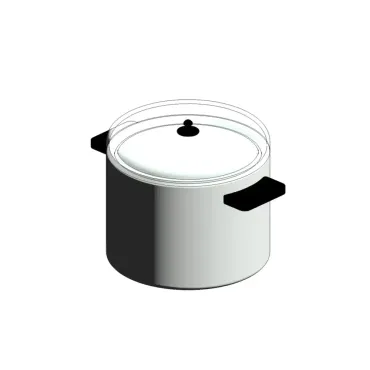 Panela com tampa de vidro