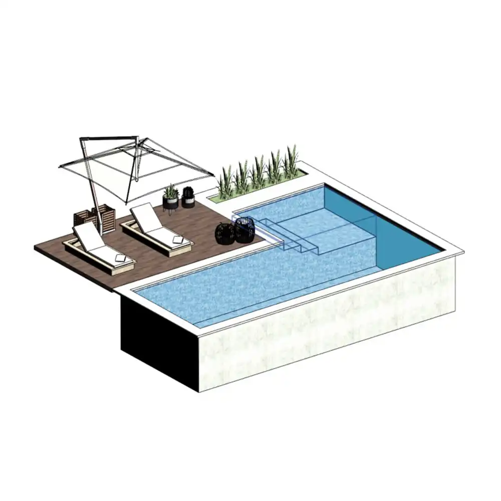 Piscina com Ombrelone