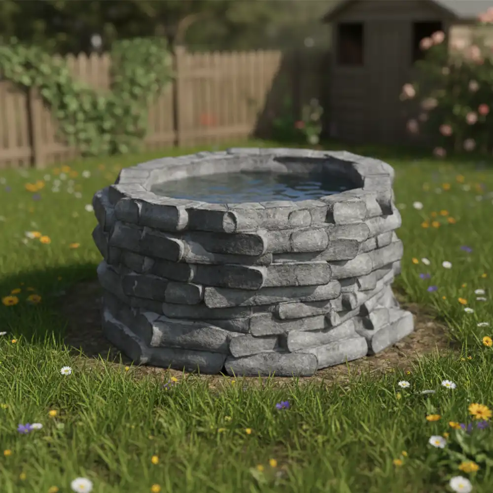 Poço com água paramétrica Poço com água paramétrica