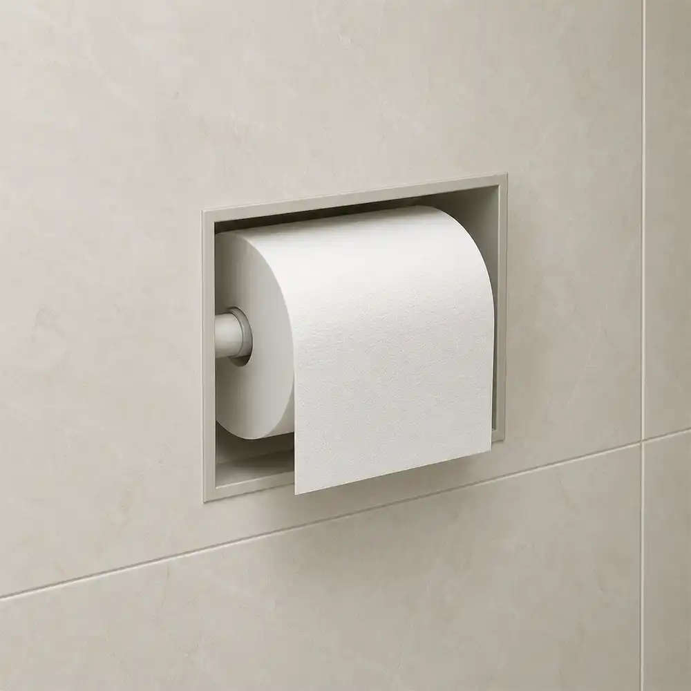 Porta papel Higiênico embutido