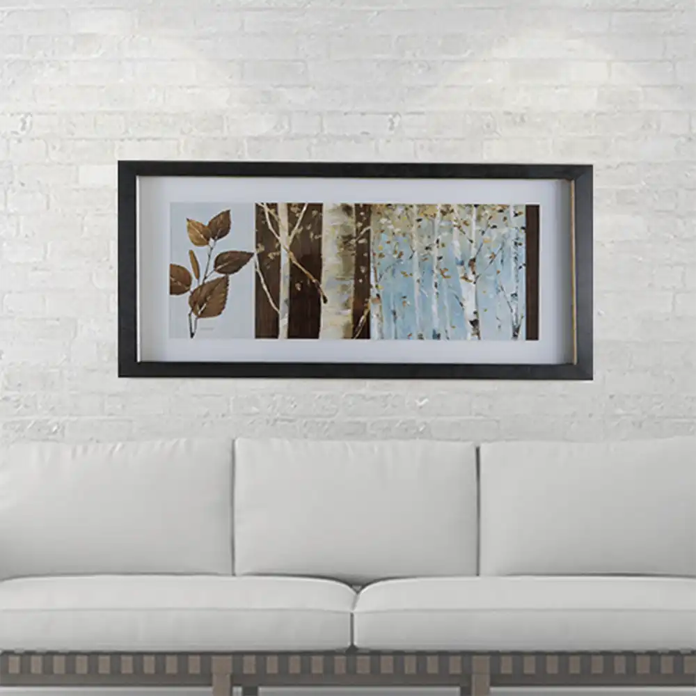 Quadro paramétrico com paspatur e moldura