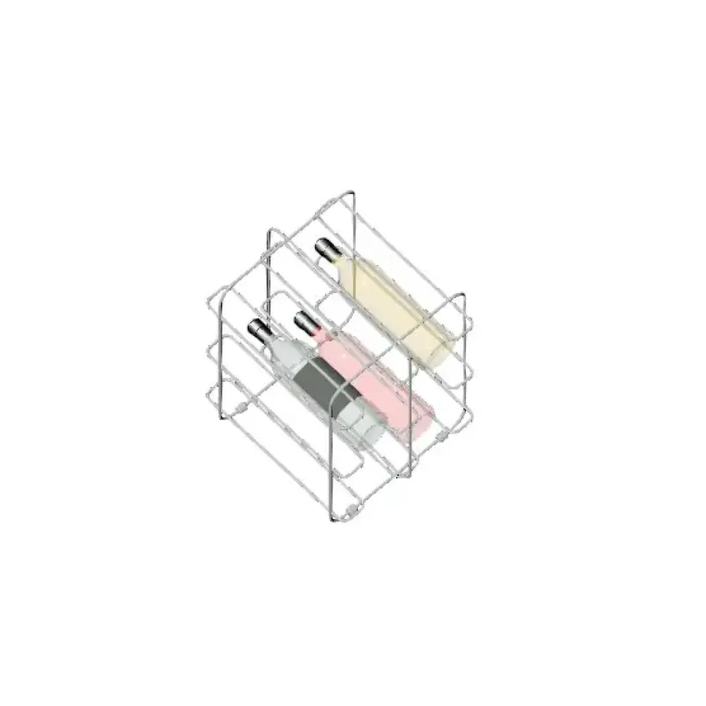 Rack com 3 Garrafas de Vinho