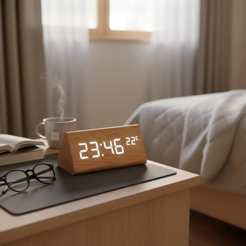 Relógio digital triangular paramétrico Relógio digital triangular paramétrico