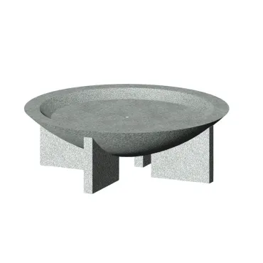Vaso tipo bacia fire pit