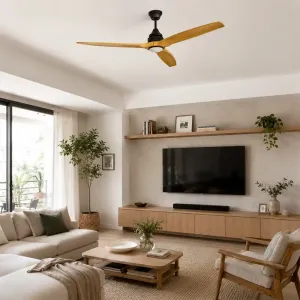 Ventilador de teto moderno