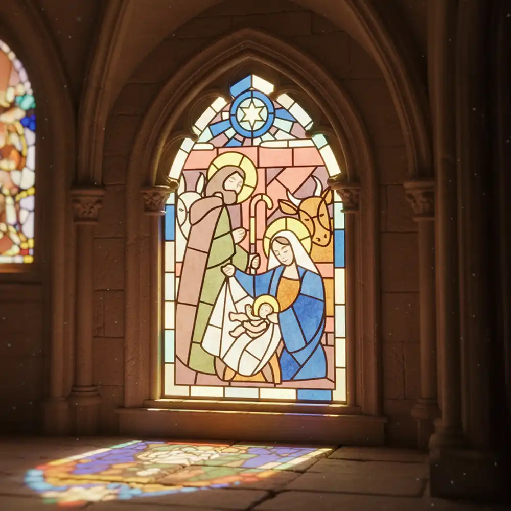 Vitral Presépio Vitral Presépio