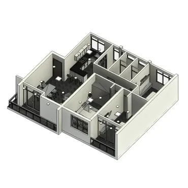 Apartamento mobiliado