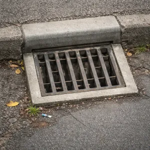 Bueiro de drenagem de águas pluviais