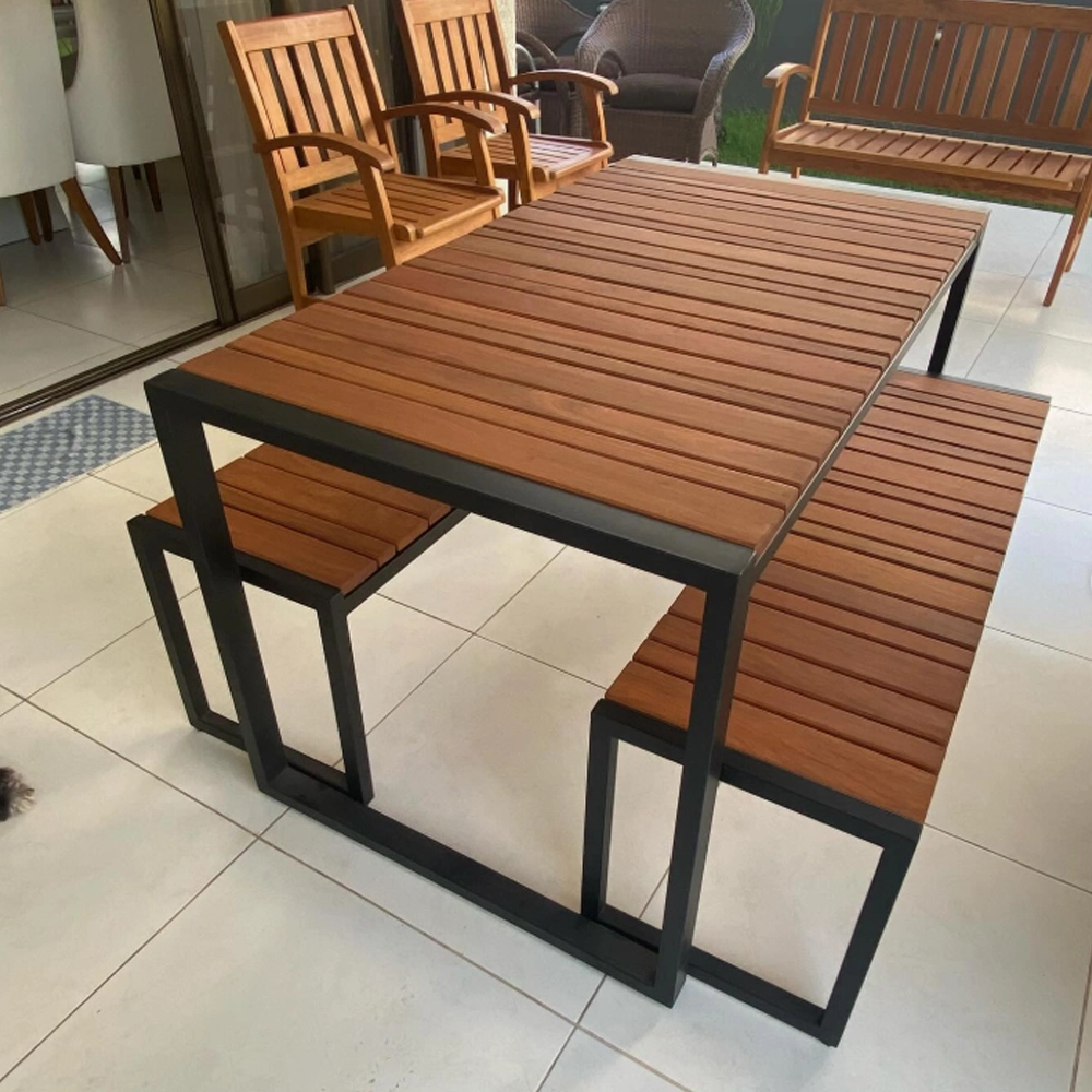 Conjunto mesa industrial