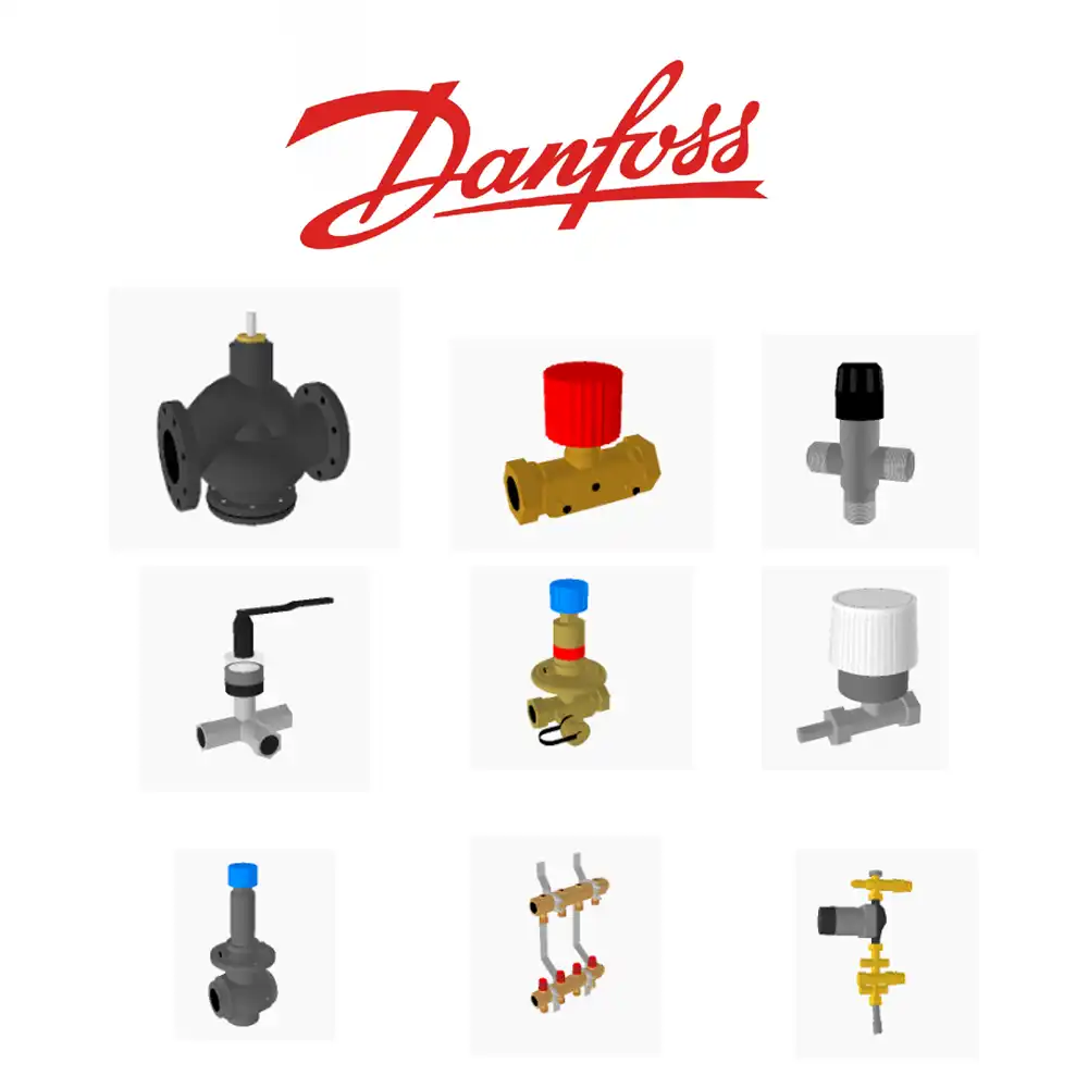 Biblioteca BIM Danfoss Válvulas