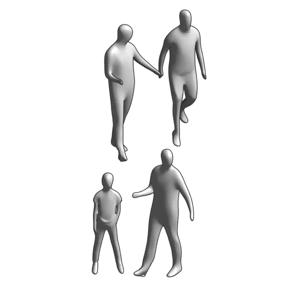Escala humana andando