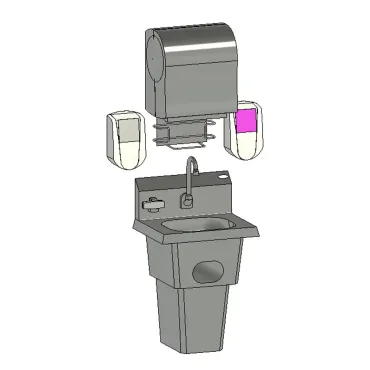 Lavatório para Mãos Inox